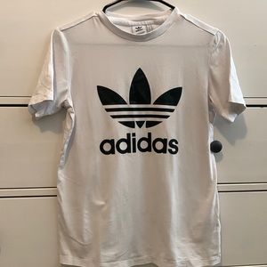 White Adidas shirt